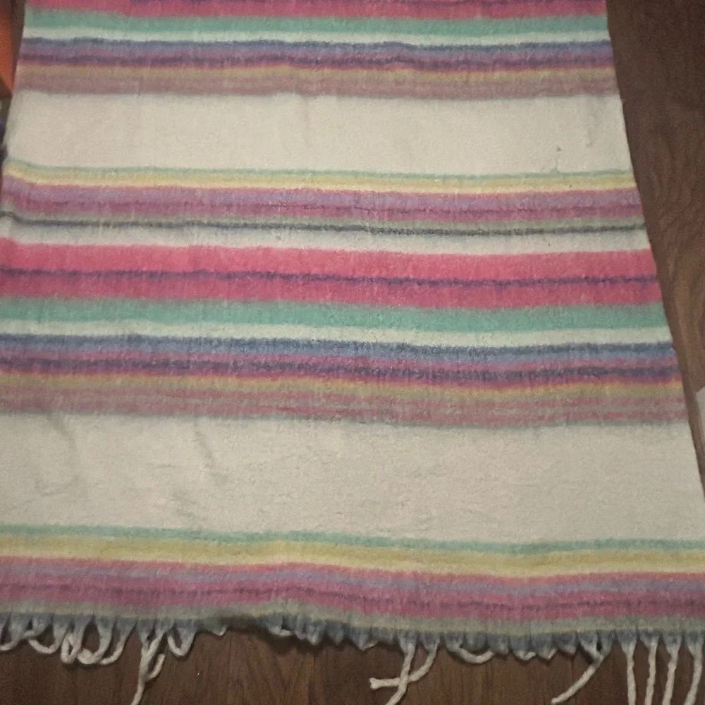 Free People Skye Stripe Fringe Throw, 50